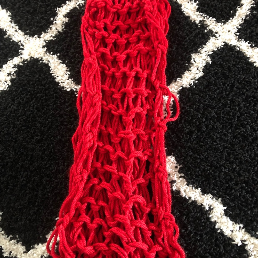 Red Infinity Scarf - Picture 2 of 3